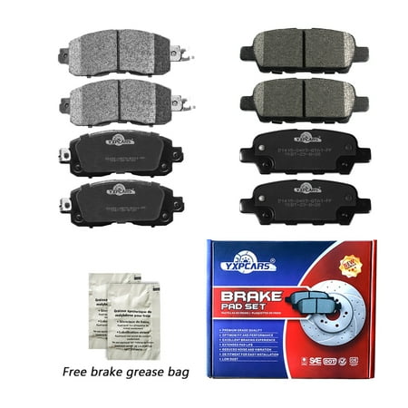 Front & Rear Disc Ceramic Brake Pads for Nissan Altima 2013 2014 2015-----2018