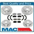 thumbnail image 1 of Front & Rear Disc Rotors Brake Pads and Parking Brake Shoes for Kia Rondo 07-09, 1 of 1