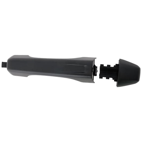 Front or Rear Driver Side Exterior Door Handle Compatible with 2018-2024 Jeep Wrangler Jeep Gladiator Black Without Key Hole 68282348AD-PFM High Altitude 4XE Mojave Mojave X Overland