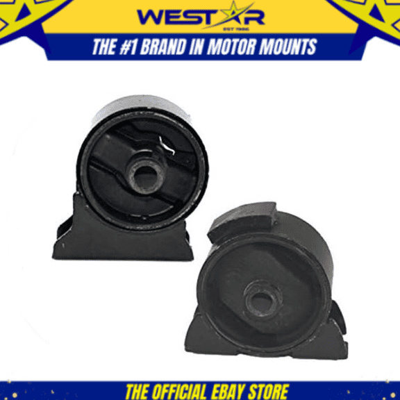 Front & Rear Engine Motor Mount 2PCS Set : 90-93 Toyota Celica 2.2L for Auto
