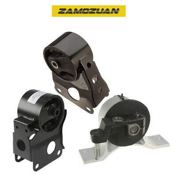 Front & Rear Engine Motor Mount 3PCS 2002-2006 for Nissan Altima 2.5L for Manual