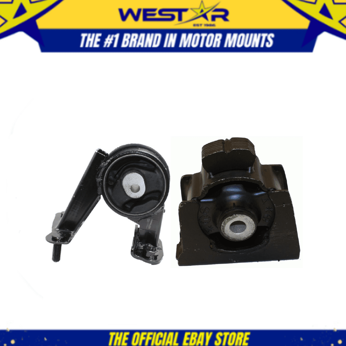 Front & Rear Engine Motor Mount Fit 2013-2018 Toyota RAV4 2.5L-L4 FWD