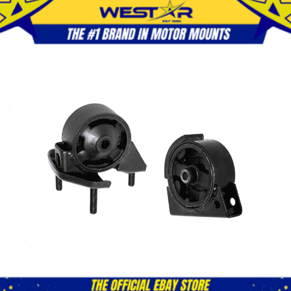 Front & Rear Engine Motor Mount Set for 1993 - 1997 Geo Prizm 1.8L for Auto 2PCS