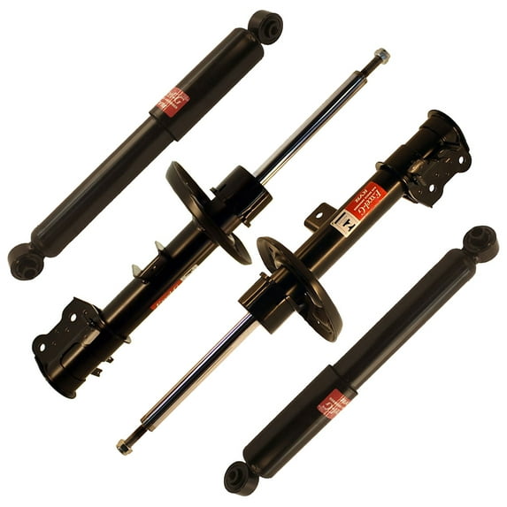 Front Rear Excel-G Shock Strut Set For Fiat 500 2012-2017 - DOES NOT FIT 500E, 500L, 500X OR ABARTH! - BuyAutoParts
