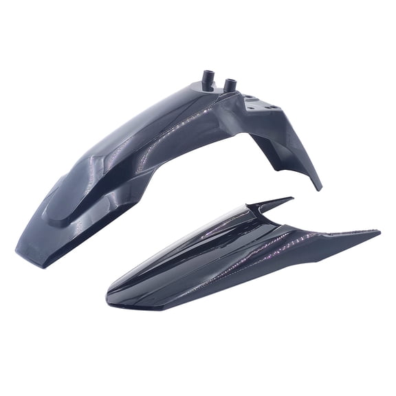 Front & Rear Fender Set for Tuttio Soleil 01 Electric Dirt Bike - Compatible Black Mud Guards (Mudguard) for Tutti Off-Road Motorcycle (Black)