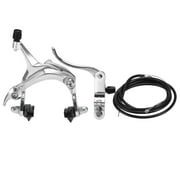 walmeck Front / Rear Fixie Bike Brake Kit Road Bike Cruiser Brake Set Bike Caliper Brake Kit Side Pull Brake Set
