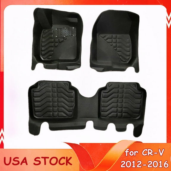 Front & Rear Floor Mats Car Carpet Replacement for Honda CR-V CRV 2017 2018-2020