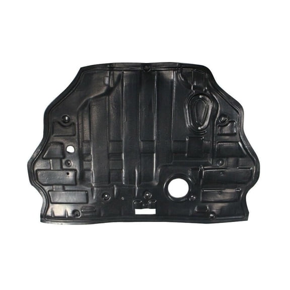 Front Rear Half Engine Under Cover Splash Shield - Plastic Unfinished