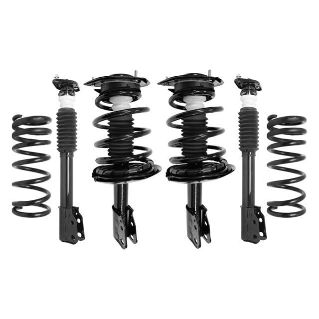 Front & Rear Complete Strut Assembly Shock Kit Compatible for 1990-1999 Buick LeSabre, 1991-1993 Cadillac Deville, 1991-1992- Cadillac Fleetwood