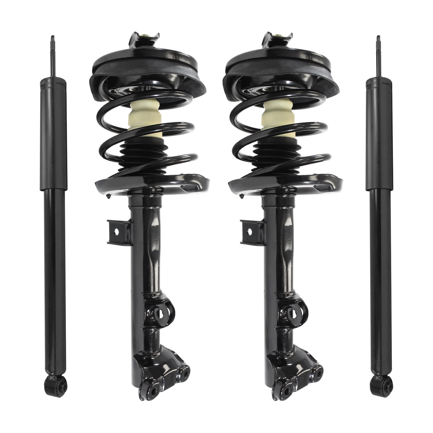 Unity Automotive 4-11730-257090-001 Fnt & Rr Complete Strut Assembly Shock Kit For 2002-2007 Mercedes-Benz C230