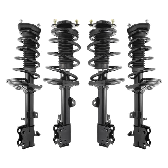 Front & Rear Complete Strut Assembly Kit Compatible for 2009-2012 Toyota Venza