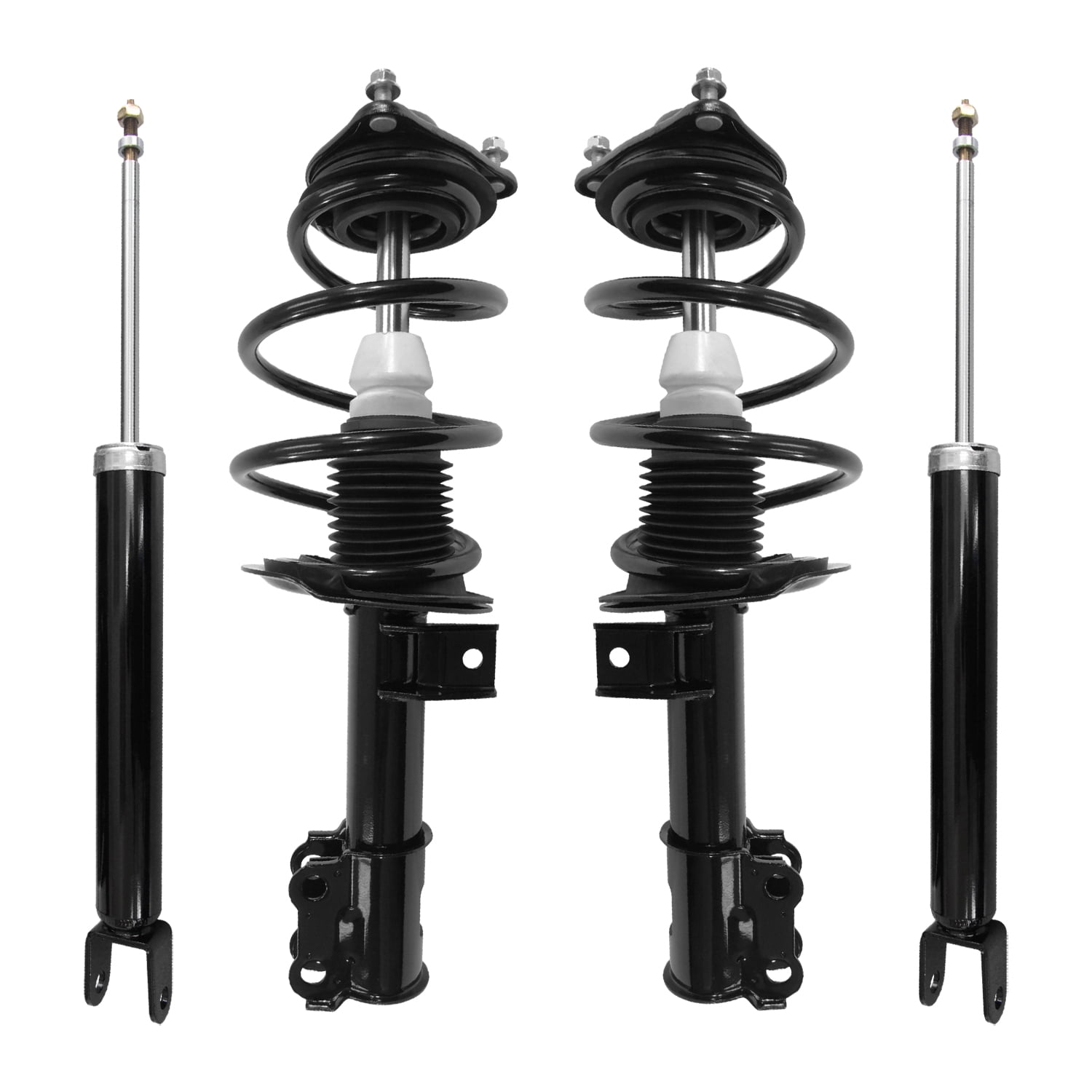 Unity Automotive 4-11771-259160-001 Fnt & Rr Complete Strut Assembly Shock Kit For 2011-2014 Hyundai Sonata
