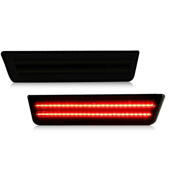 Front & Rear LED Side Marker Lights For 2008-2014 Dodge Challenger Charger