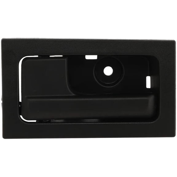 Front or Rear Left (Driver Side) Interior Door Handle Compatible with 2009-2014 Ford F-150 Black With Lock Button 9L3Z1522601AC Limited Platinum STX XL XLT FX2 FX4 King Ranch