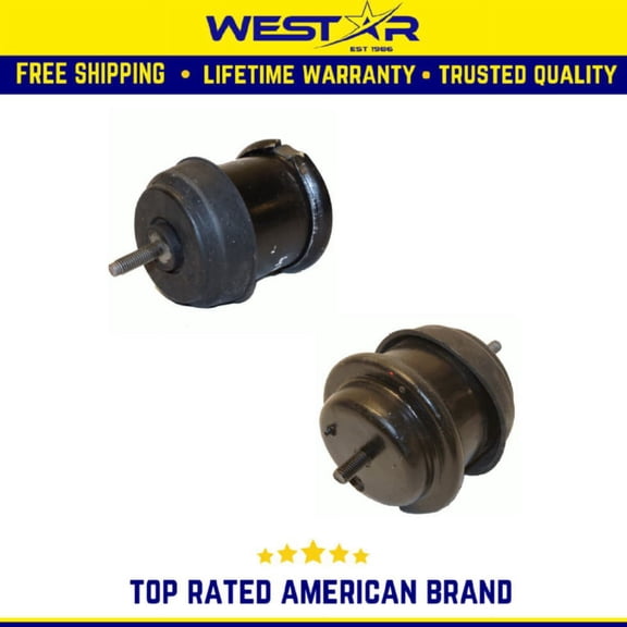 Front & Rear Motor Mount 2PCS Set Compatible for 2009-2017 Chevy Traverse/ GMC Acadia 3.6L Replaces 3209 3208