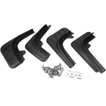 Front + Rear Mud Flap Splash Guard 4PCS Fits select: 2012-2014 PORSCHE CAYENNE, 2011 PORSCHE CAYENNE S
