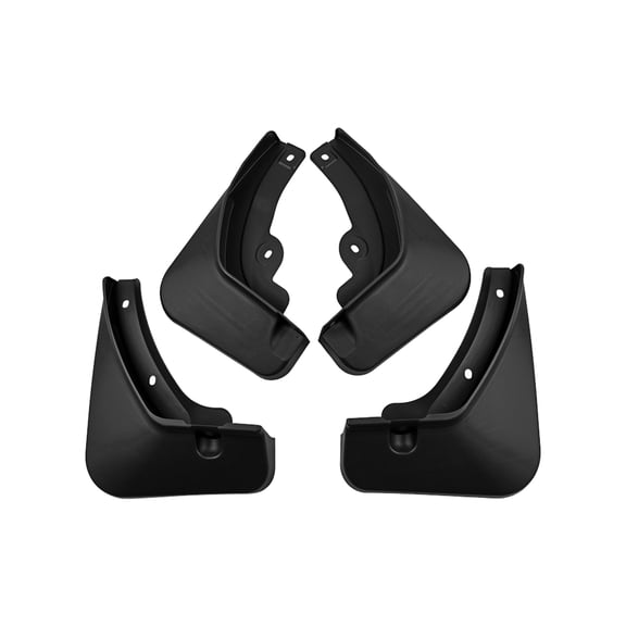 Front & Rear Mud Flaps For Hyundai Ioniq 5 2022-2024, Mudguards No Drilling Accessories, All Weather Protection Splash Guards 4PCS -black