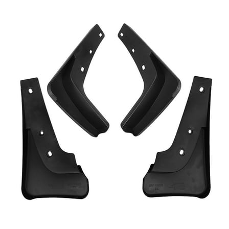 Front & Rear Mudguards For Nissan Rogue 2008-2013, No Drilling Splash Guards Accessories, All Weather Mudflaps Set Of 4PCS-black
