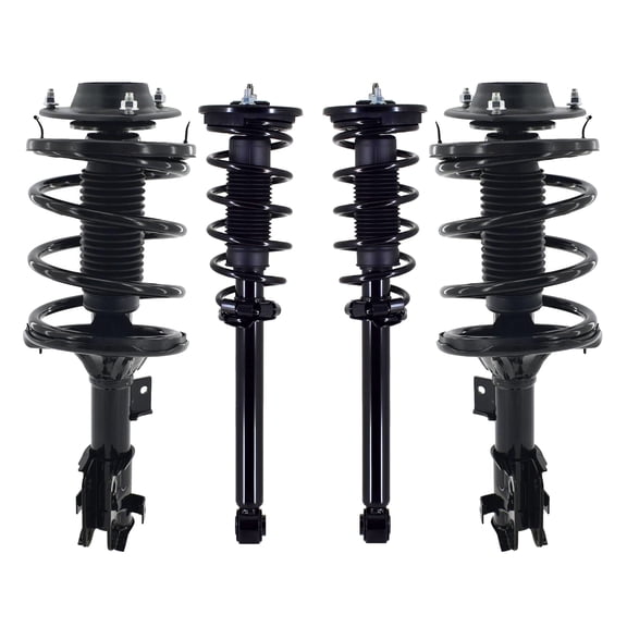Front - Rear Quick Complete Strut - Coil Spring For 2000-2005 Mitsubishi Eclipse Hatchback