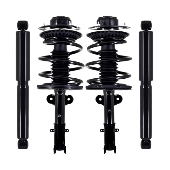 Front - Rear Quick Complete Strut-Coil Spring For 2001-2007 Dodge Grand Caravan FWD