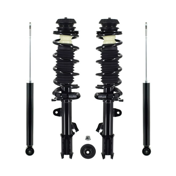 Front - Rear Quick Complete Strut Coil Spring-Shock For 2015-2019 Nissan Versa