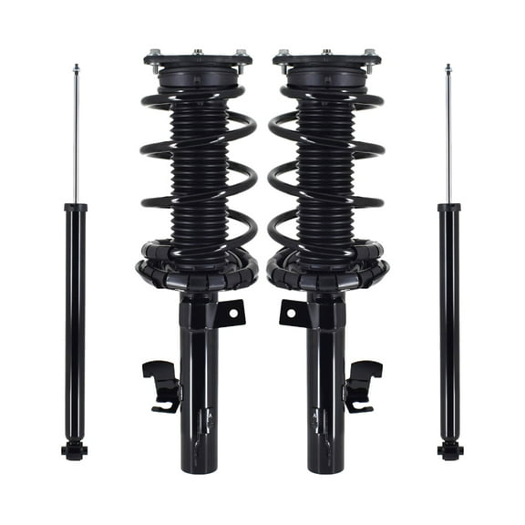 Front - Rear Quick Complete Strut-Shock For 2004-2009 Mazda 3