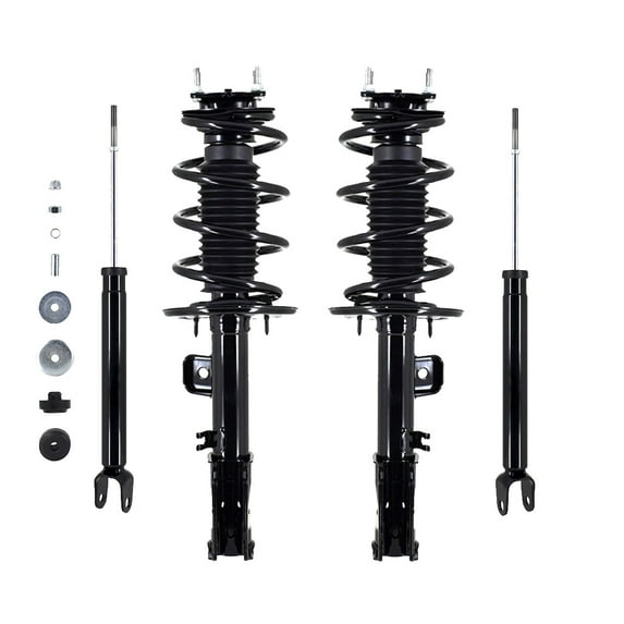 Front-Rear Quick Complete Strut- Shock For 2011 2012 Ford Explorer FWD