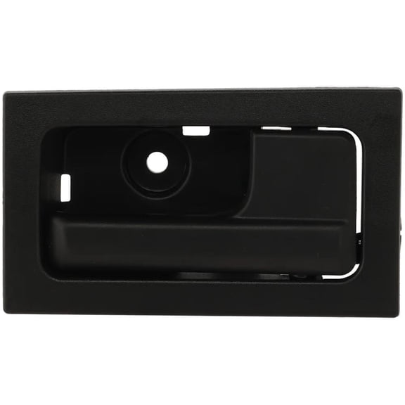 Front or Rear Right (Passenger Side) Interior Door Handle Compatible with 2009-2014 Ford F-150 Black With Lock Button 9L3Z1522600AC Limited Platinum STX XL XLT FX2 FX4 King Ranch