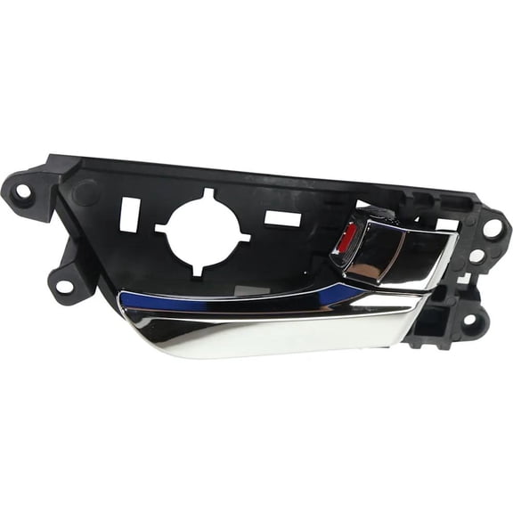 Front or Rear Right (Passenger Side) Interior Door Handle Compatible with 2012-2017 Hyundai Veloster Chrome With Lock Button 826202V000CR Re:flex SE Tech Value Edition Base New