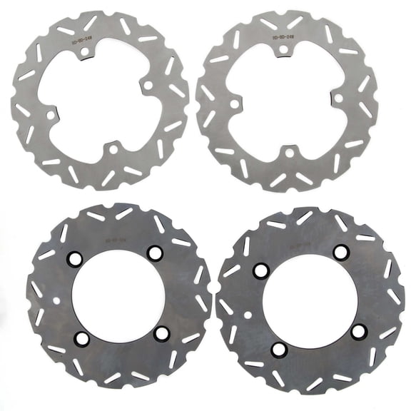 Front & Rear RipTide Brake Rotors fit Polaris Ranger XP 1000 NSTR TrailBoss 2022