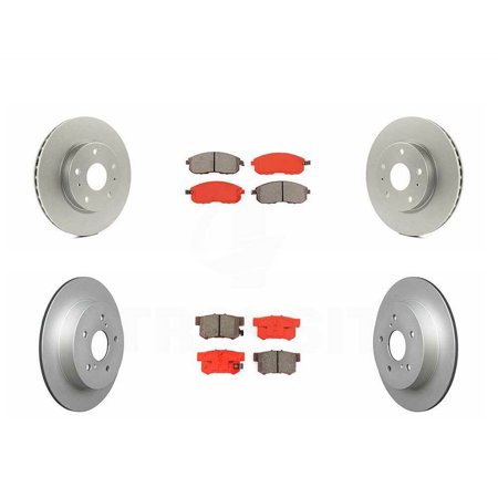 Front & Rear Semi Metallic Brake Pads & Rotor Kit For 07-13 SX4 12 SX4 Crossover Fits select: 2007-2011 SUZUKI SX4, 2012 SUZUKI SX4 TOURING