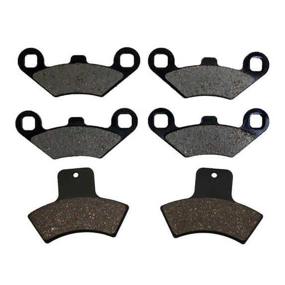 Front & Rear Semi-Metallic Brake Pads fits Polaris Magnum 500 4x4 1999 2000 2001