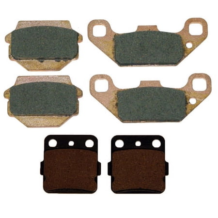 Front & Rear Semi-Metallic Brake Pads for Suzuki Quadrunner 230 LT230E 1987-1993