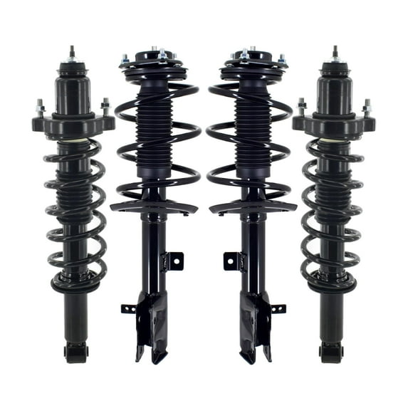 Front-Rear Set 4 Quick Complete Strut-Coil Spring For 2007-2010 Jeep Compass FWD