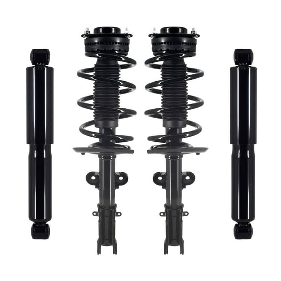 Front-Rear Set 4 Quick Complete Strut-Shock For 2008-2010 Dodge Grand Caravan w/o Self Leveling Suspension