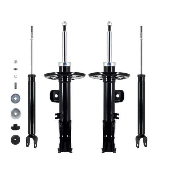 Front-Rear Set of 4 Suspension Bare Strut - Shock For 2011-2012 Ford Explorer