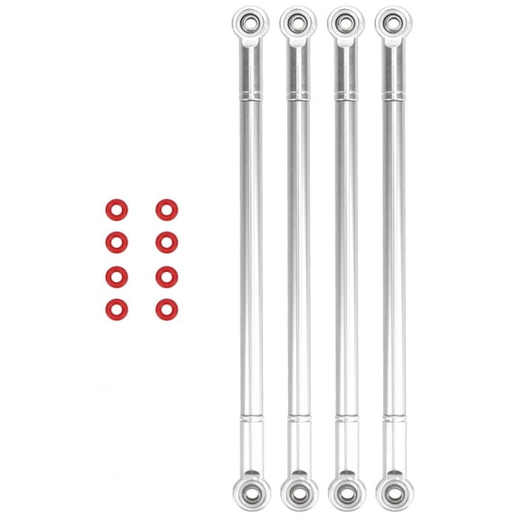 Front Rear Shaft Axle Steering Rods Fits for VENTURE FJ Crawler Car (Silver)