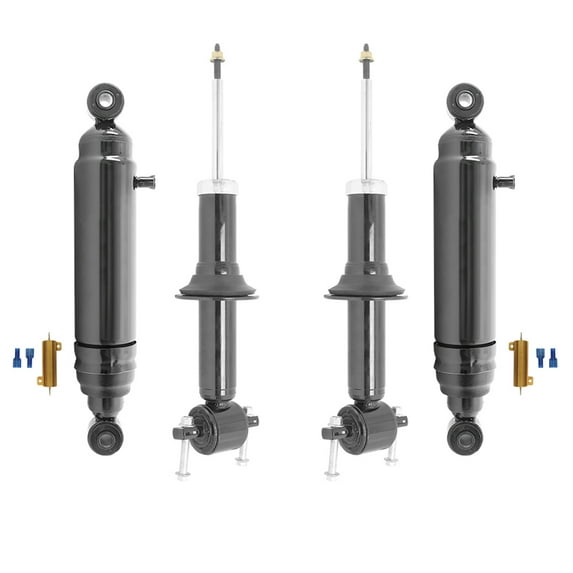 Front & Rear Shock Absorber Kit Compatible for 2007-2013 Cadillac Escalade, 2007-2012 Cadillac Escalade ESV, 2007-2012 Cadillac Escalade EXT, 2007-2012 Chevrolet