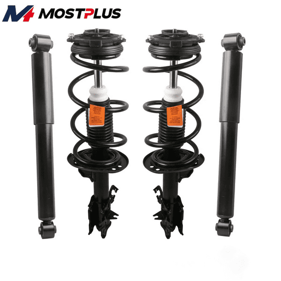 MOSTPLUS Set 4 Front & Rear Struts Shocks Absorbers Assembly for 2008-2012 Nissan Rogue FWD