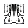 thumbnail image 1 of Front and Rear Shock Strut Coil Spring Control Arm and Tie Rod End Sway Bar Link Kit - 14-Piece - Compatible with 2005 - 2009 Dodge Dakota RWD 2006 2007 2008, 1 of 2