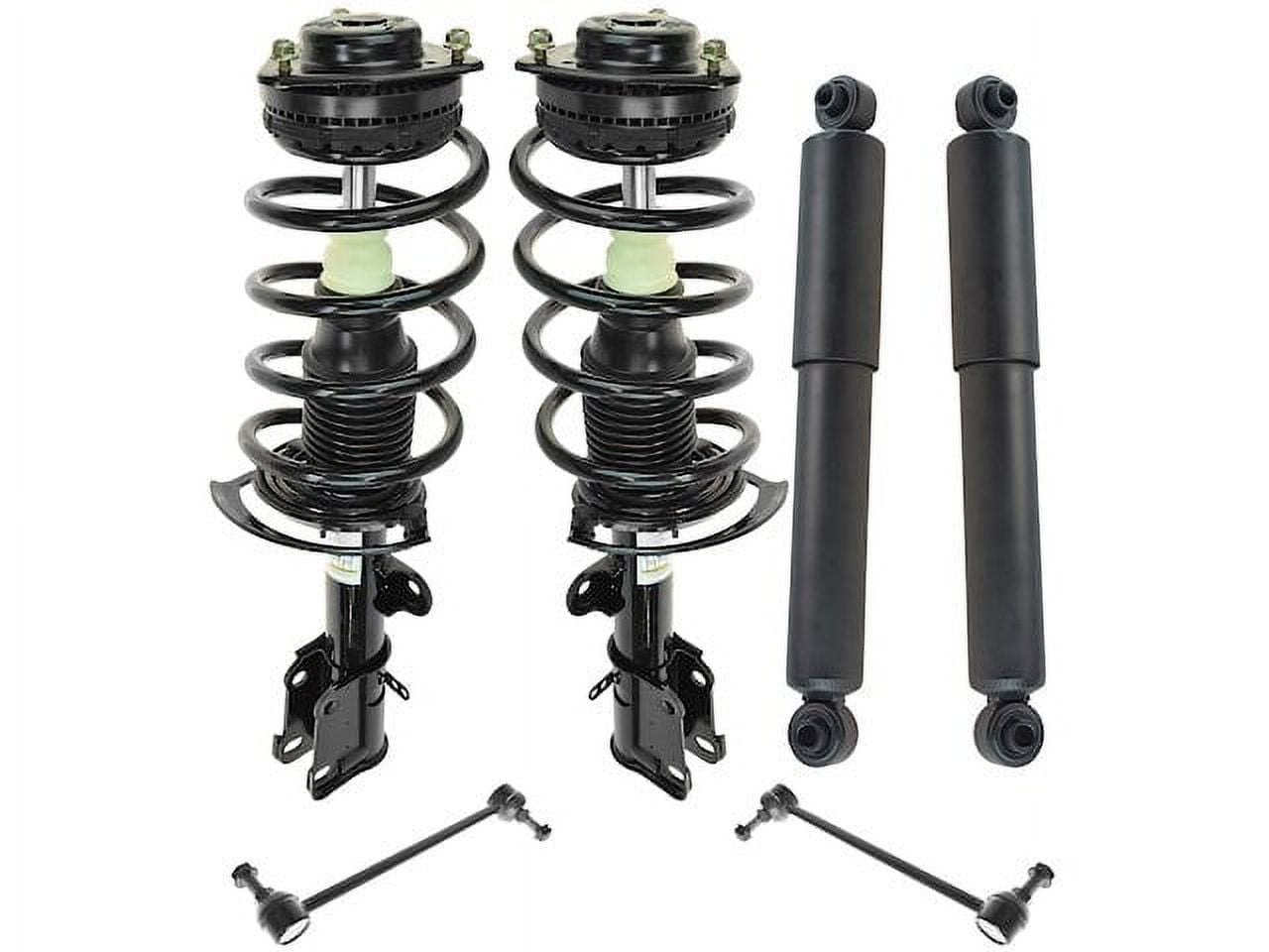 Front and Rear Shock Strut Coil Spring and Sway Bar Link Kit 6Piece