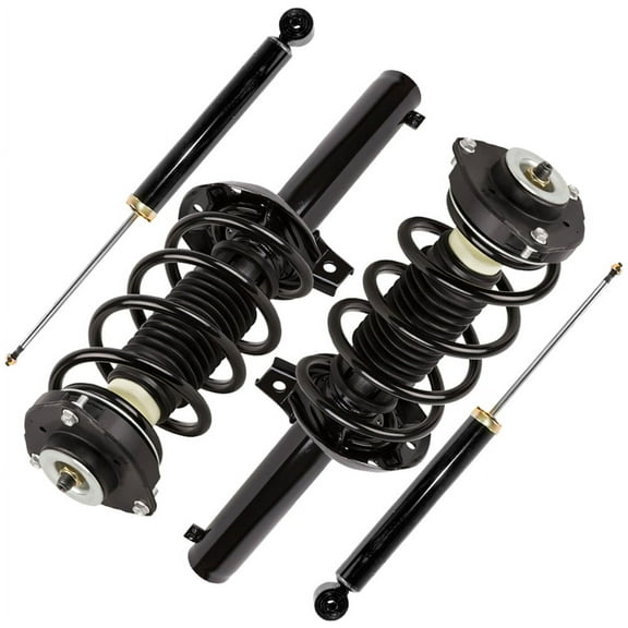 Front Rear Shocks Struts Set For Volkswagen VW Golf Jetta Rabbit GTI Passat CC - Front Strut Assemblies & Rear Shocks - BuyAutoParts
