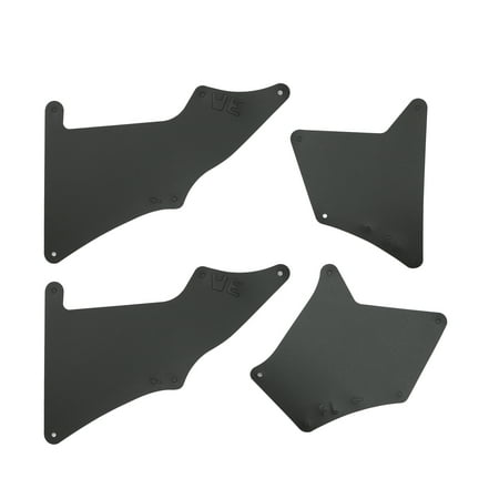 Front Rear Splash Guard Mudflaps Protection Set Fit for Toyota 4Runner with Clips Retainer Black 4 Pcs