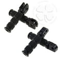 thumbnail image 1 of Front Rear Sport Foot Peg Set Black For Suzuki GSXR 06-19 Kit Rider Passenger, 1 of 3