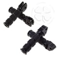 thumbnail image 1 of Front Rear Sport Foot Peg Set Black For Suzuki GSXR 97-05 Kit Rider Passenger, 1 of 3