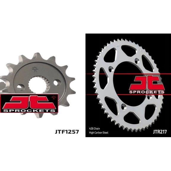 Front & Rear Sproket Kit HONDA CR85 RB-5,6,7 Expert-428 Chain Conversion 05-07 JT Sprockets