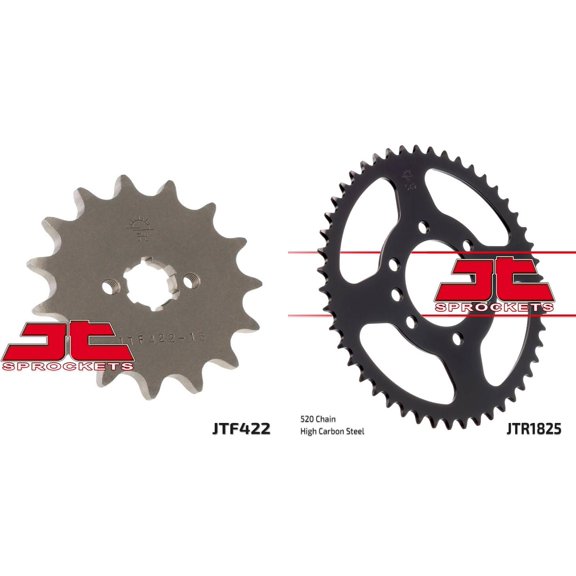 Front & Rear Sproket Kit RG125 FU-N,P,R Wolf-520 Chain Conversion-NF13B,E 92-94 JT Sprockets
