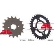 Front & Rear Sproket Kit YFA1 W,B,D,E,F,G,H,J,K,L,M,N,P,R,S 125 Breeze 89-04 JT Sprockets