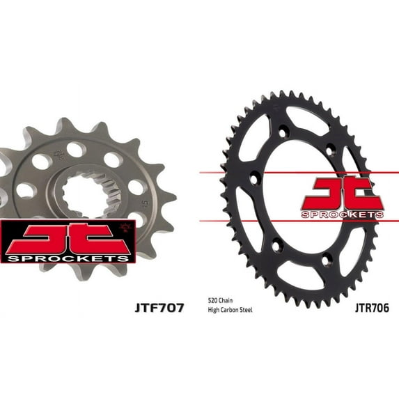 Front & Rear Sproket Kit for APRILIA 550 SXV 06-12 JT Sprockets