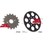 Front & Rear Sproket Kit for DAELIM VC125-80 Kmh Version-Germany 96-97 JT Sprockets